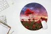 MuchoWow® Mauspad Mousepad Mohn - Blumenfeld - Rot 40x40 cm Produktbild-Vorschau 5