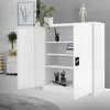 ML-Design Aktenschrank abschließbar, 90x40x109 cm Weiß, Produktbild-Vorschau 8