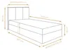 AX LIVING Boxbett Merea Boxspringbett Grau mit Bettkasten Produktbild-Vorschau 7