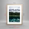 Gerahmtes Poster - Rahmen in heller Eiche - Landschaft Produktbild-Vorschau 5