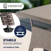 CASARIA® Polyrattan Ecklounge Set für 6 Personen Creme Produktbild-Vorschau 7