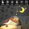 15cm Redwood Vogel LED Nachtlicht,3 Farbtemperatur Berühren Produktbild-Vorschau 2