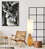 NOWA Stehleuchte Kunststoff braun Rattan-Optik, Textil Produktbild-Vorschau 6