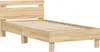 vidaXL Rám postele bez matrace s čelem Sonoma dub 100x200 Náhled obrázku produktu 3