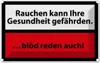 vianmo Blechschild 20x30 cm Rauchen kann Gesundheit gef Produktbild-Vorschau 1