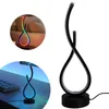 LED Nachttischlampe, Spiral Tischlampe, für Arbeitszimmer Produktbild-Vorschau 1