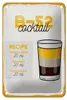 Blechschild Rezept B-52 Cocktail Recipe Orange 12x18cm Produktbild-Vorschau 1