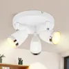 A white ceiling light fixture with three adjustable spotlights. Náhľad obrázku produktu