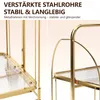 carrello da portata a 2 livelli in acciaio inox 68×40×80 cm Anteprima dell’immagine prodotto 4