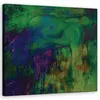 Leinwandbild menschen - grün 50x50 cm Feeby grün wandbild Produktbild-Vorschau 1