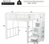 MODFU Hochbett 140x200 mit Geländer und Produktbild-Vorschau 7