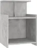 vidaXL Nachttisch Betongrau 40x35x60 cm Holzwerkstoff Produktbild-Vorschau 2