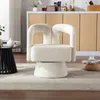OKWISH Fauteuil pivotant 360°, fauteuil lounge de détente Voir les images du produit 2