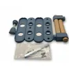 Türdrücker-Garnitur mit Langschild | Blau | Modernes Design Produktbild-Vorschau 2