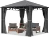A gazebo with furniture inside, set against a white background. Náhled obrázku produktu