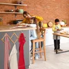 Relaxdays Wandgarderobe Holz, ausziehbare Garderobenleiste, Produktbild-Vorschau 3