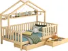 Cama infantil Stilvora de 90x200 con cajones y estanterías, Vista previa de la imagen del producto 2