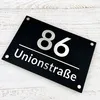 Personalisiert Hausnummer aus Acryl und Laminat – 19x29 cm Produktbild-Vorschau 2