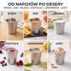 Kubki ze stali nierdzewnej 200 ml, zestaw 6 sztuk, lekkie i Podgląd zdjęcia produktu 8