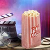 Sáčky na popcorn Relaxdays, sada 240 ks, pruhované, retro Náhled obrázku produktu 2
