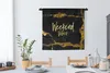 MuchoWow® Wandteppich Wandbehang Zitate - Wochenende - Gold Produktbild-Vorschau 2