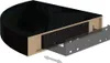 vidaXL Mensole galleggianti ad angolo 4 pz. MDF nero lucido Anteprima dell’immagine prodotto 15