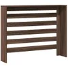 vidaXL Panele grzejnikowe brązowy dąb 104x20x82 cm materiał Podgląd zdjęcia produktu 4