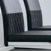 Flieks Esszimmerstühle 6er Set Polsterstuhl Freischwinger Produktbild-Vorschau 9
