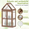 COSTWAY Serre de jardin à 3 étages avec toit ouvrant, Voir les images du produit 4