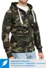 Mivaro Herren Sweatjacke Camouflage mit Kapuze Regular Fit Produktbild-Vorschau 2