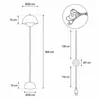 Lampa podłogowa "SHAROM", nowoczesny skandynawski kształt Podgląd zdjęcia produktu 7