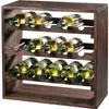 Kesper Weinregal - fur 15 Flaschen - 25 x 50 x 50 cm - Holz Produktbild-Vorschau 2