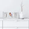 Houten fotolijstset voor babygipsafdrukken van hand- en Productafbeelding-voorbeeld 5
