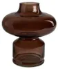 HOMLA Glasvase LUNNEL, braun, 19,3 × 21 cm Produktbild-Vorschau 1