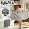 Komfortec 2er Saunatuch Set 80x200 cm aus 100% Baumwolle, Produktbild-Vorschau 2