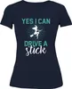 YES I CAN DRIVE A stick Witch Witch Broom Halloween Podgląd zdjęcia produktu 2