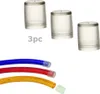 Endkappe für Lichtschlauch (12-13mm) - 3 Stück - transparenter Kunststoff - 1,5x1,8cm Produktbild-Vorschau
