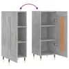 The Living Store Sideboard Betongrau 34,5x34x90 cm Produktbild-Vorschau 9