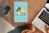MuchoWow® Mauspad Mousepad Auto - Sonne - Surfbrett - Palme Produktbild-Vorschau 3