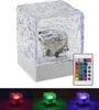 Rabalux Průhledná designová LED RGB stolní lampa Cubiko na Náhled obrázku produktu 1