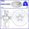 2x DELPHI Bremsscheibe BG9412RSC für RENAULT Espace V (JR_) Produktbild-Vorschau 1