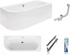 ECOLAM Badewanne 180x80 RECHTS Avita Eckbadewanne mit Produktbild-Vorschau 8