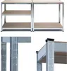 Metalowy regał magazynowy 180x90x30, 5 półek, 175kg Podgląd zdjęcia produktu 4