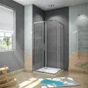 Duschkabinen eckdusche 90x90X185cm Schiebetür Eckeinstieg Produktbild-Vorschau 2