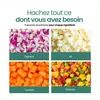 Emerio hachoir 260 W – 500 ml – 2 vitesses – bol en Voir les images du produit 4