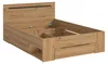 Canu Bett 140x200 cm 3 Schubladen grau, Eiche Nachbildung. Produktbild-Vorschau 1