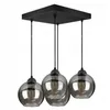 LUXOLAR Pendelleuchte 4 flammig Schwarz, Led Deckenlampe Produktbild-Vorschau 1