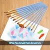 12 Stücke Feine Detail Pinsel Set Doppel Farbe Taklon Haar Produktbild-Vorschau 11