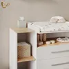 Wickelkommode Livinity Torino Weiß/Goldkraft Eiche mit 3 Produktbild-Vorschau 5