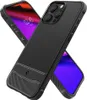 Two black iPhone cases are shown, one partially obscuring the other, against a white background. The screens of the phones inside the cases display purple and red hues. Náhľad obrázku produktu